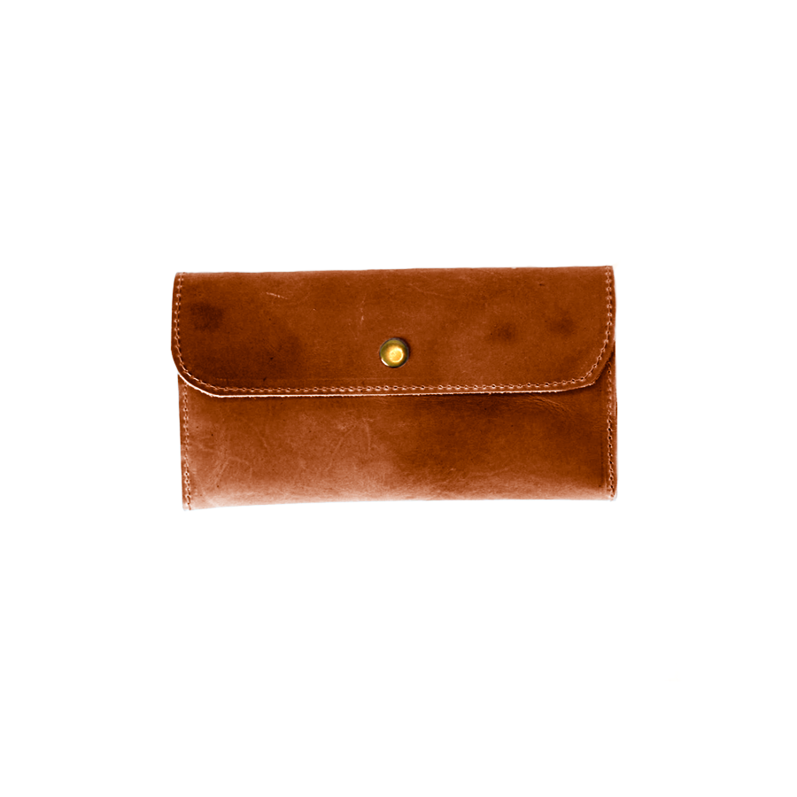 Leather Wallet in Cognac by SutiSana