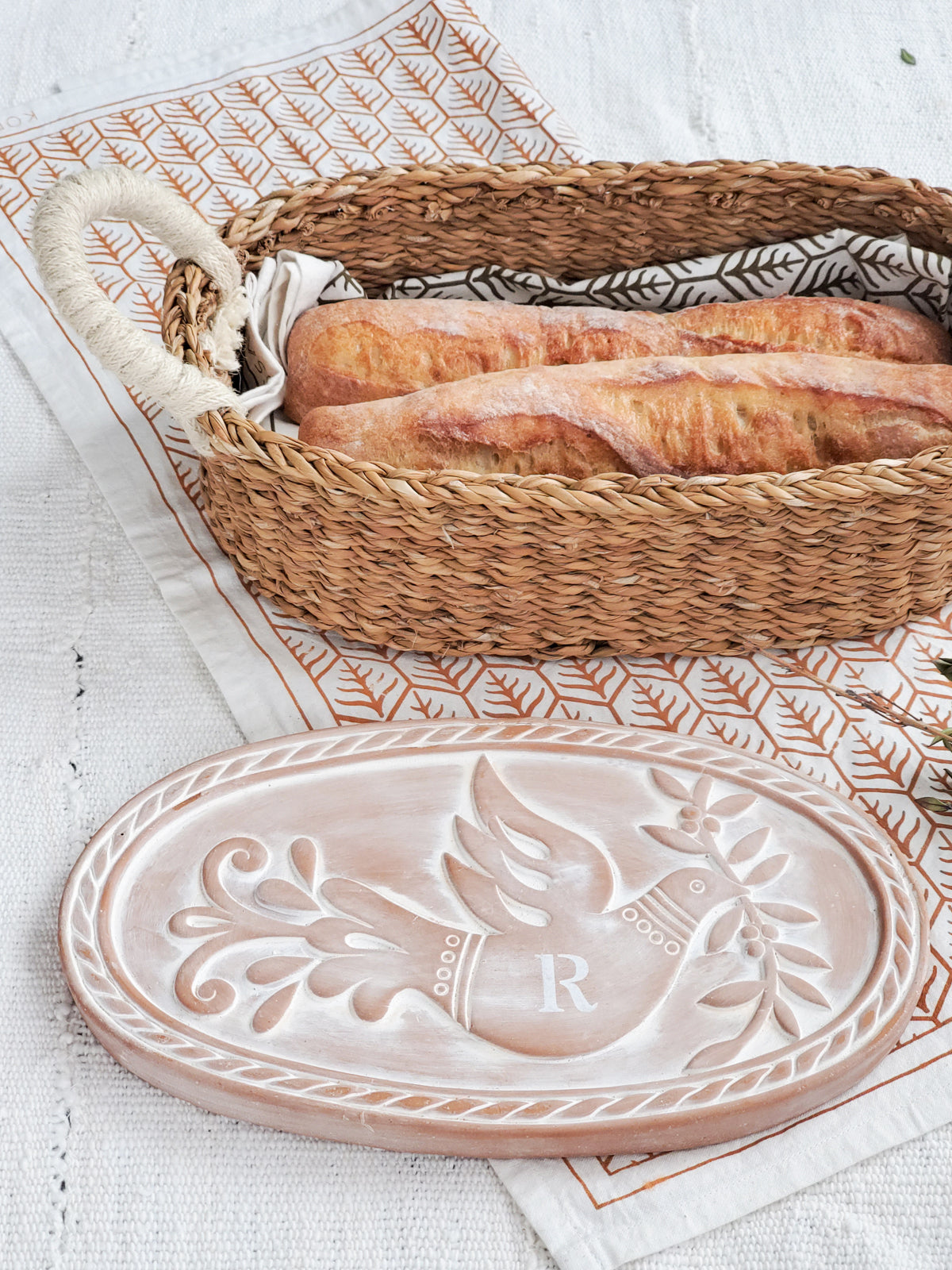 Korissa Bread Warmer & Basket