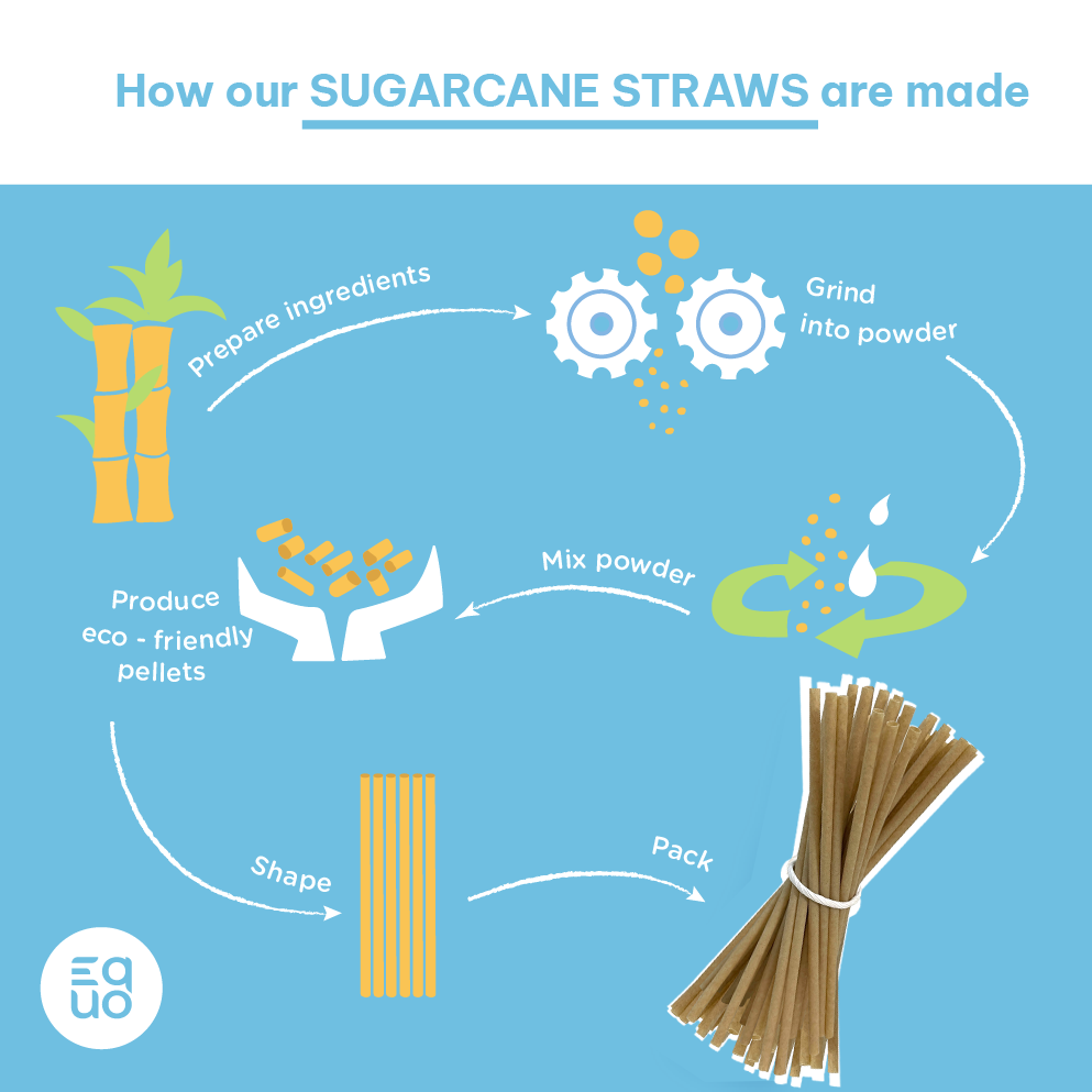 50 Pack Agave Fiber Straws Approved Bio Preferred, Eco-Friendly,  Alternative to Plastic Straws & Paper Straws, Plant Based