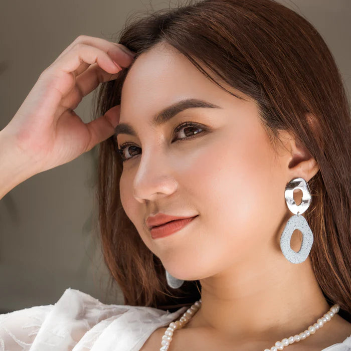 
                  
                    Stone Drop Earrings by Made for Freedom
                  
                