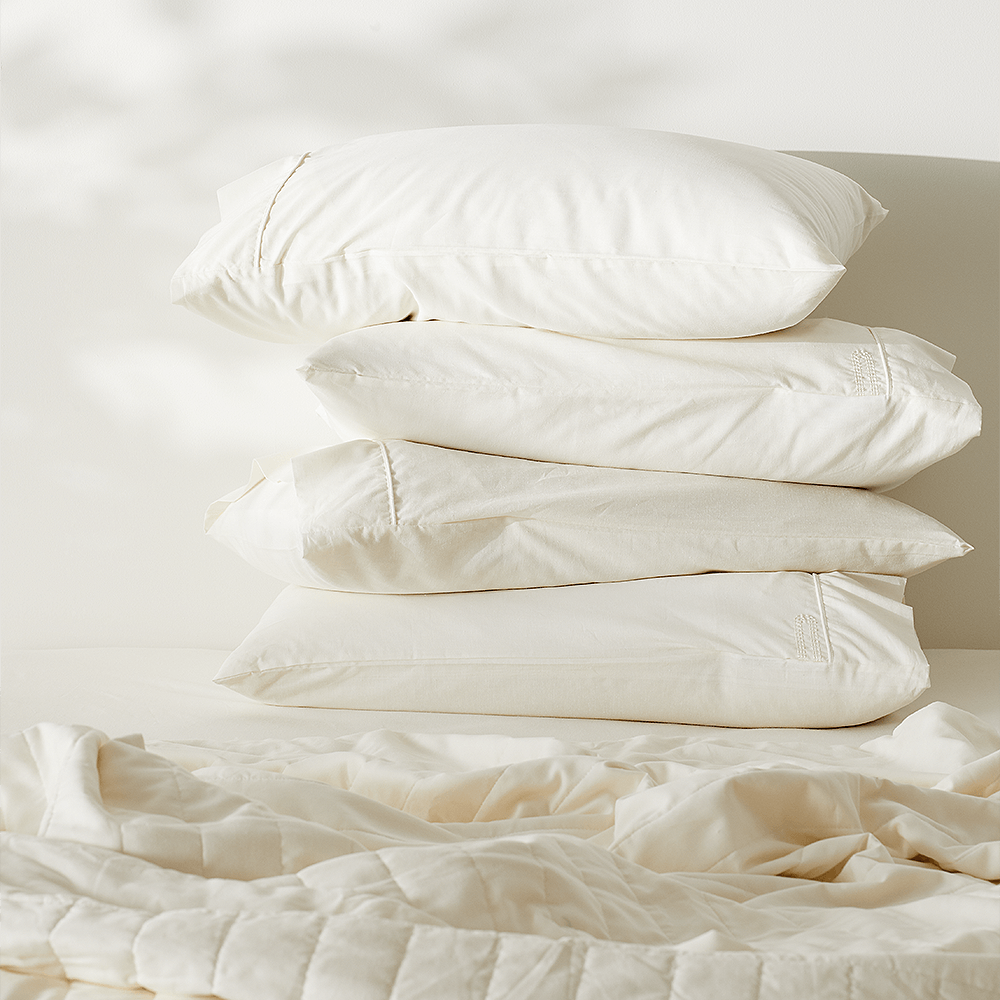 Linen Pillowcase Set by ettitude Simple Switch