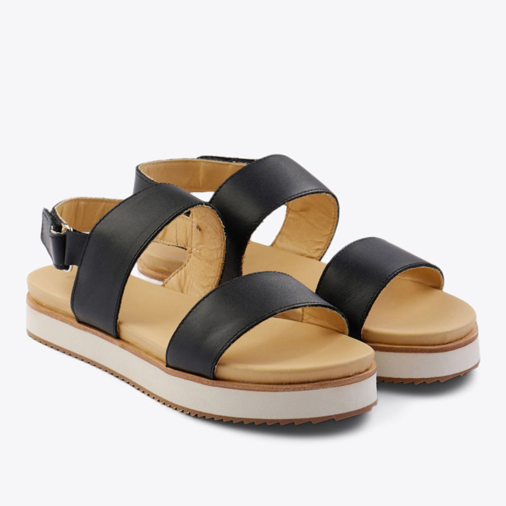 
                  
                    Go-To Flatform Sandal Black
                  
                